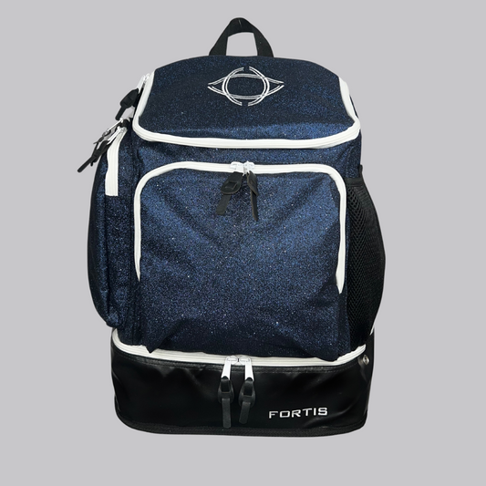 Fortis Backpack- Navy Sparkle/White