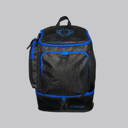 Fortis Backpack - Black Sparkle/Royal